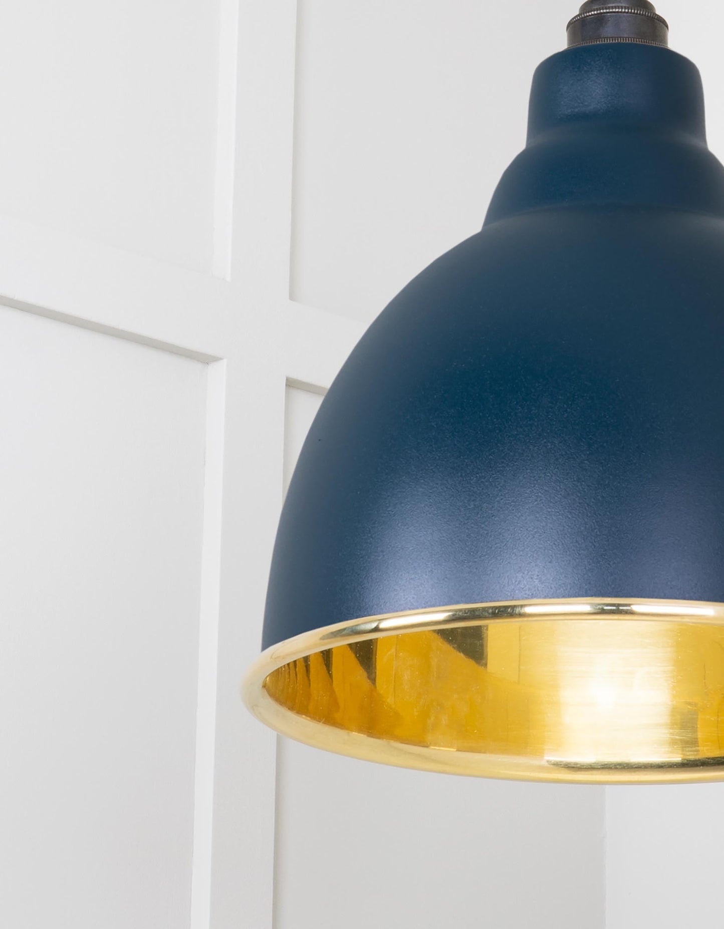 From The Anvil Smooth Brass Brindley Cluster Pendant