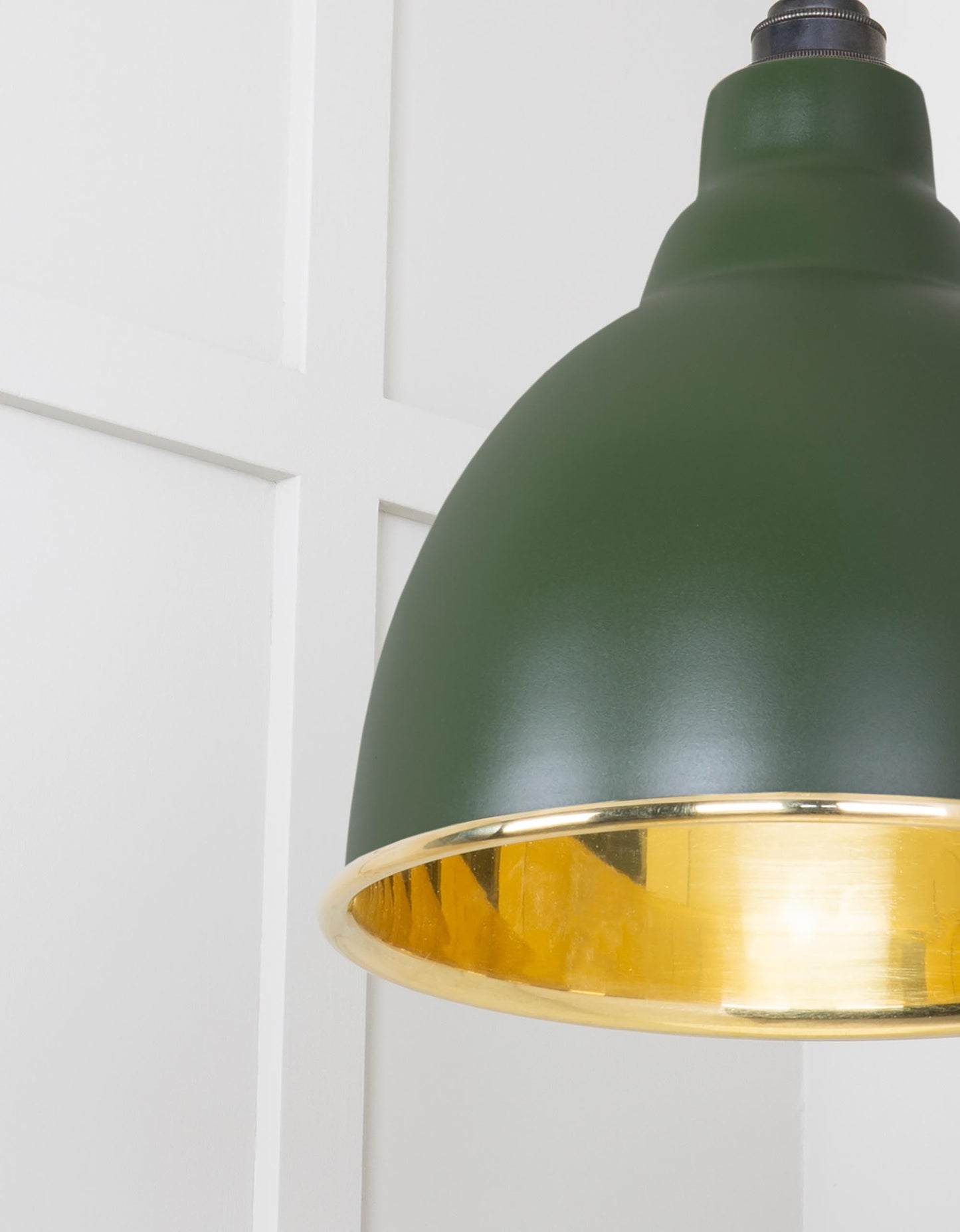From The Anvil Smooth Brass Brindley Cluster Pendant