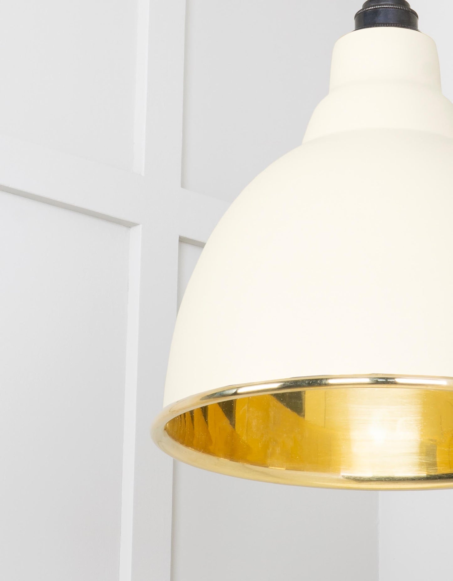 From The Anvil Smooth Brass Brindley Cluster Pendant