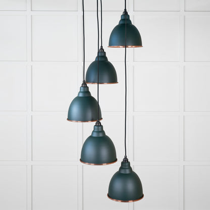From The Anvil Hammered Copper Brindley Cluster Pendant