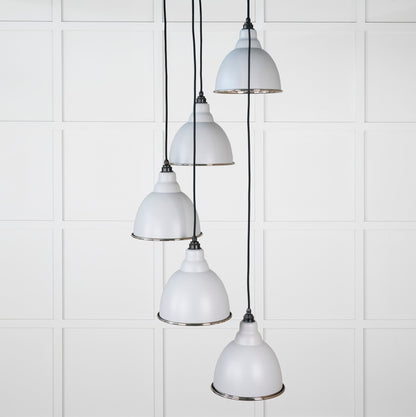 From The Anvil Hammered Nickel Brindley Cluster Pendant