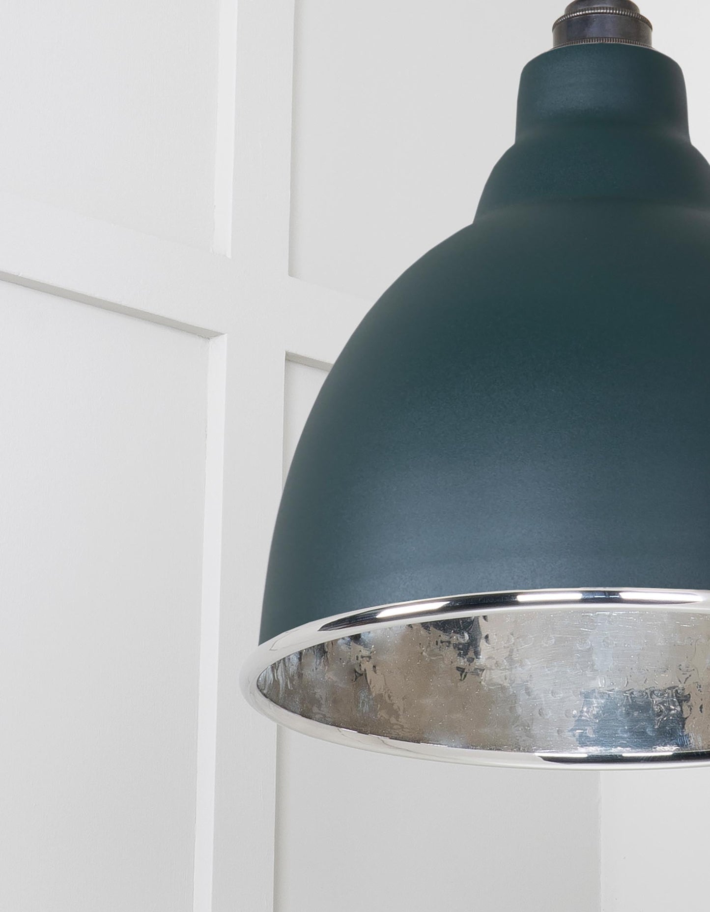 From The Anvil Hammered Nickel Brindley Cluster Pendant