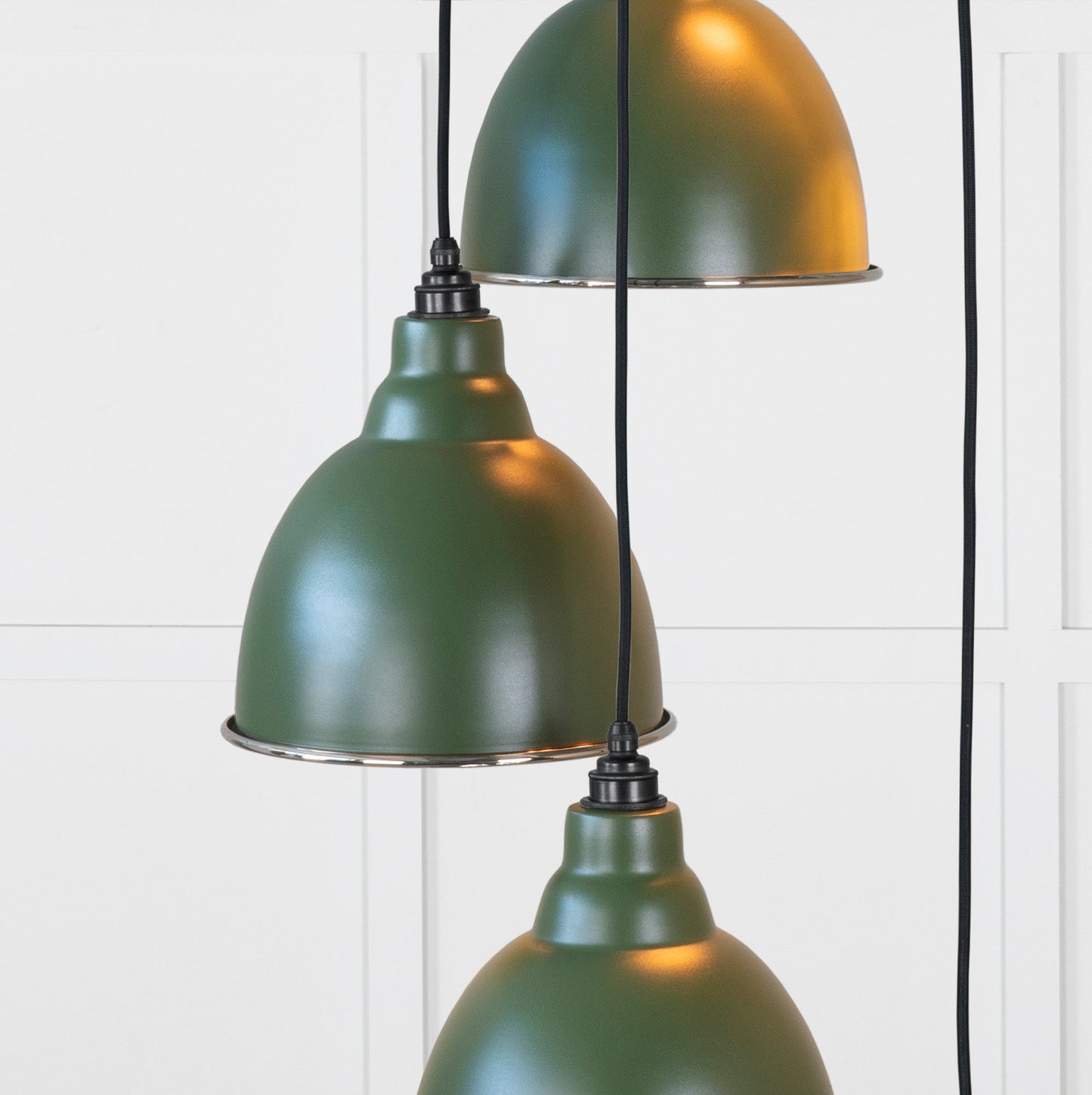 From The Anvil Hammered Nickel Brindley Cluster Pendant