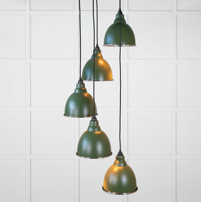 From The Anvil Hammered Nickel Brindley Cluster Pendant