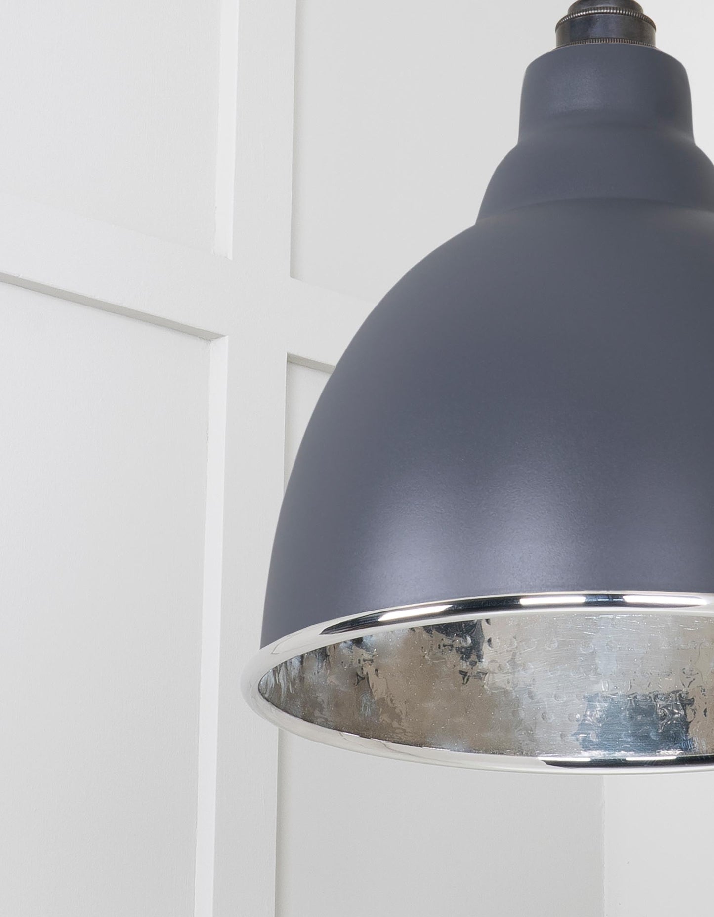 From The Anvil Hammered Nickel Brindley Cluster Pendant