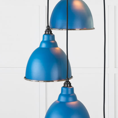 From The Anvil Hammered Nickel Brindley Cluster Pendant