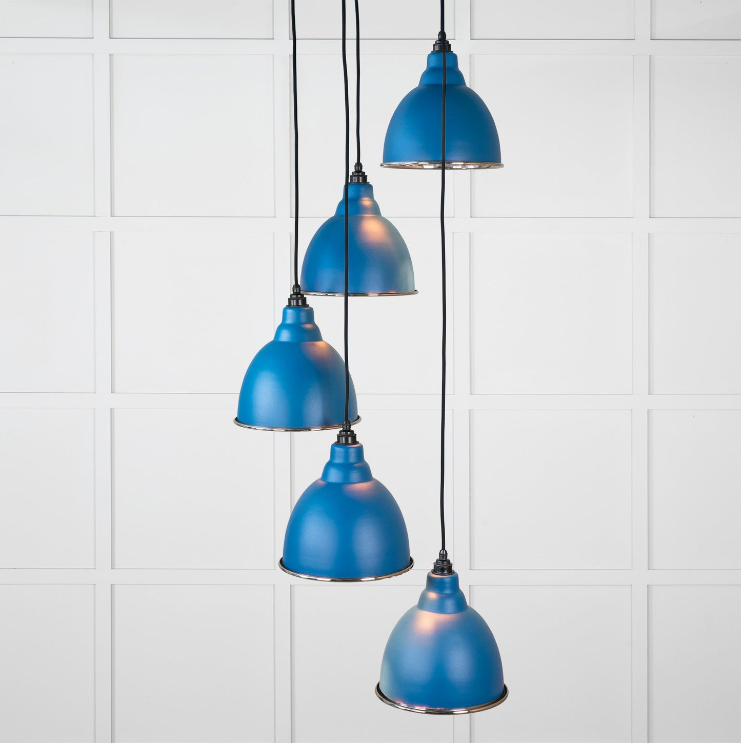 From The Anvil Hammered Nickel Brindley Cluster Pendant