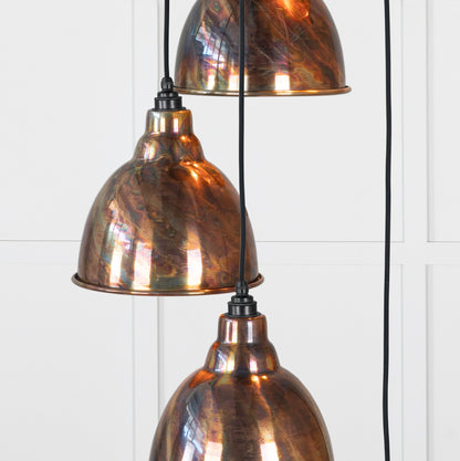 From The Anvil Burnished Brindley Cluster Pendant