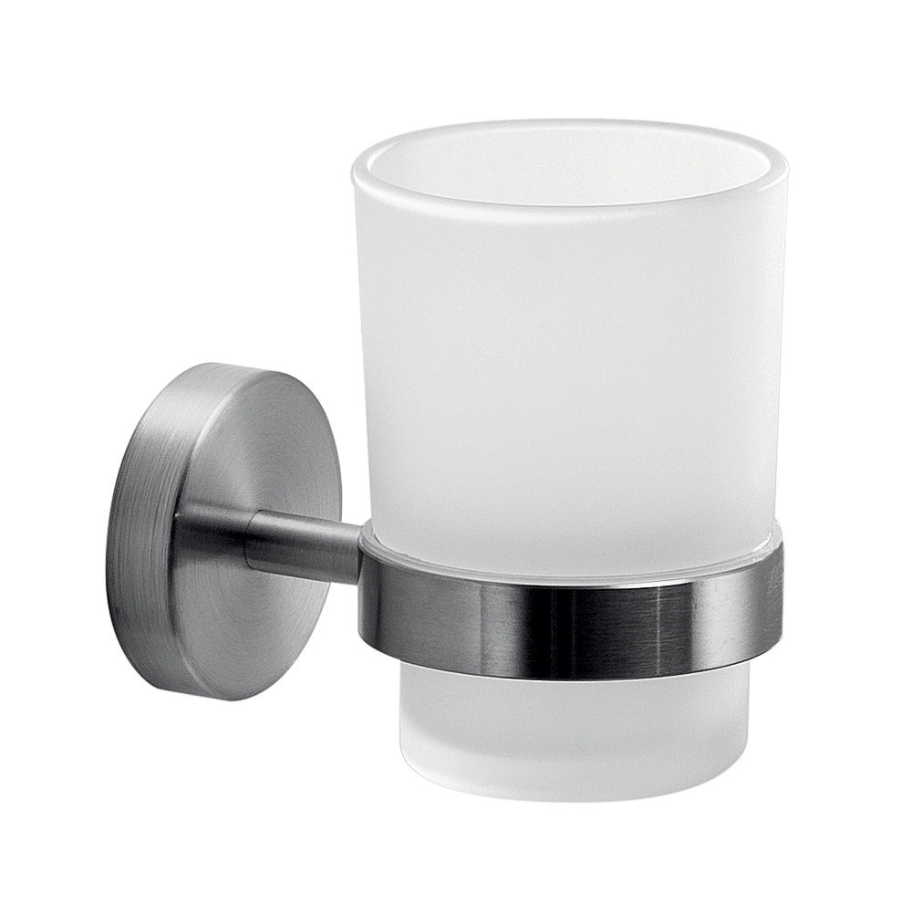 Origins Living Gedy G Pro Tumbler Holder Brushed Stainless Steel