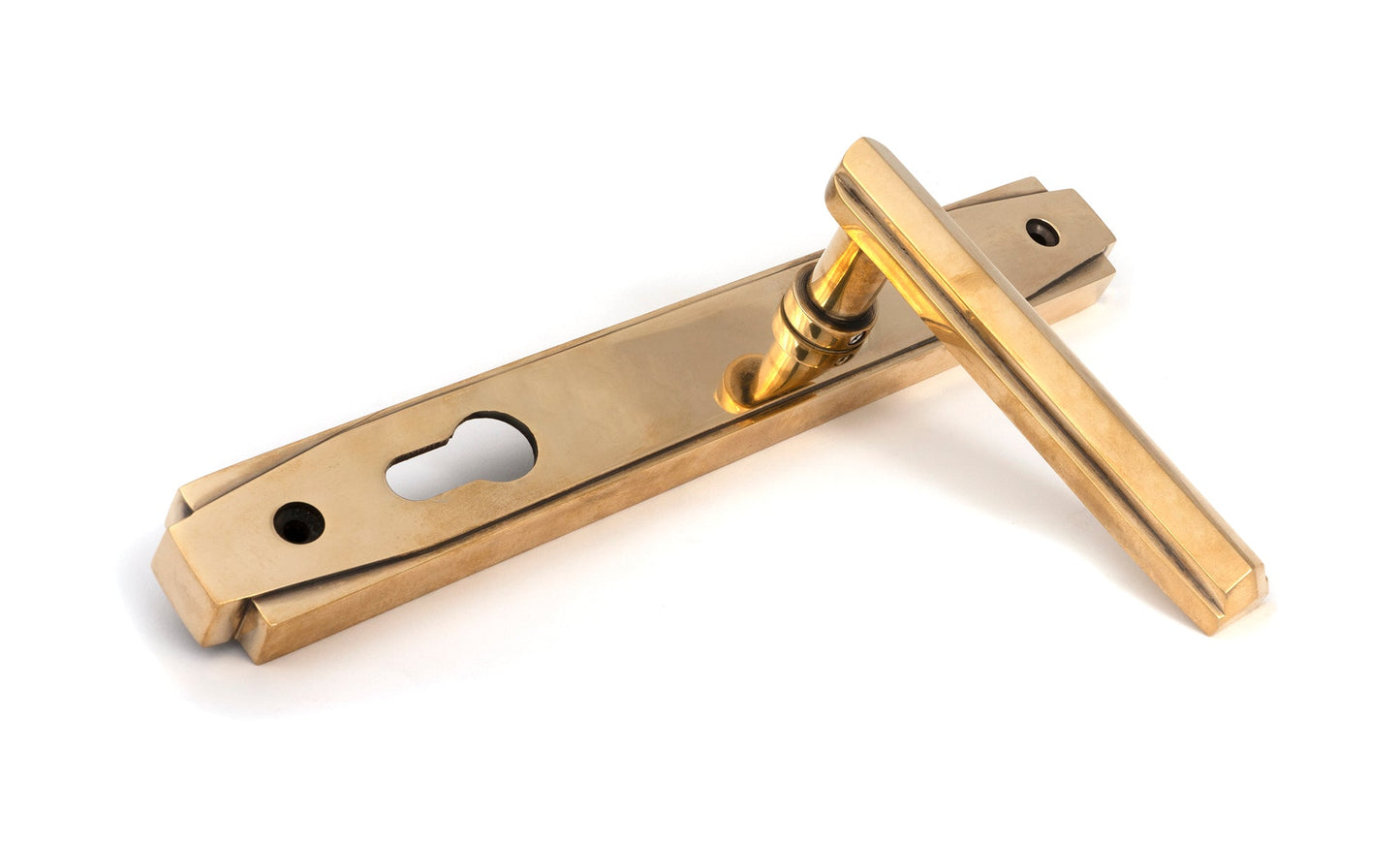 From The Anvil Art Deco Slimline Lever Espag. Lock Set