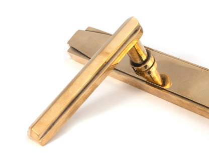 From The Anvil Art Deco Slimline Lever Espag. Lock Set