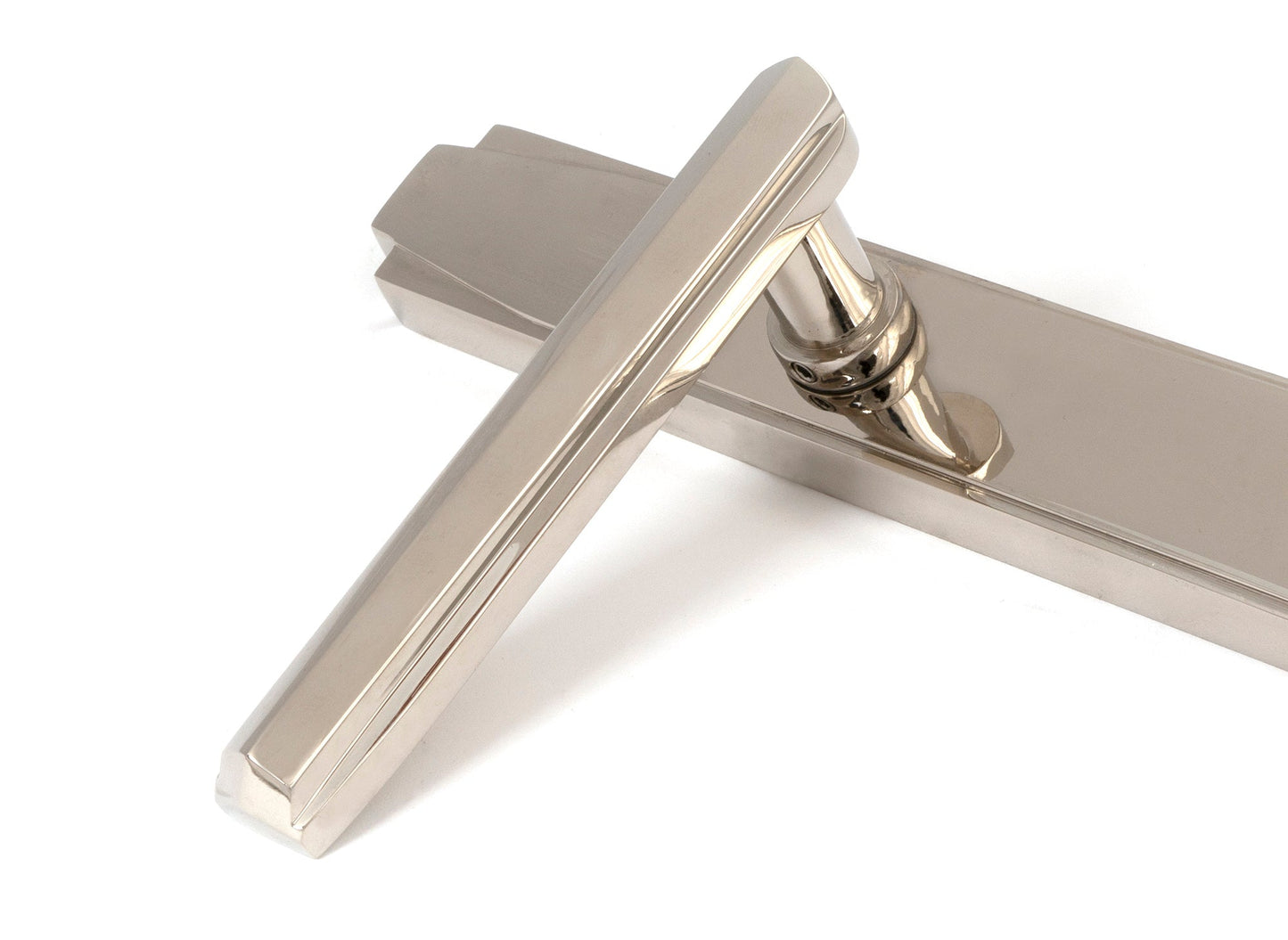 From The Anvil Art Deco Slimline Lever Espag. Lock Set
