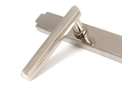 From The Anvil Art Deco Slimline Lever Espag. Lock Set