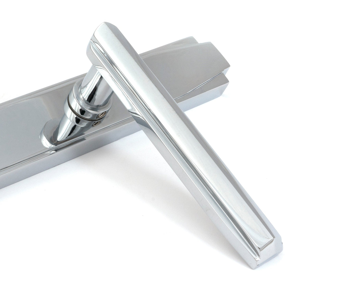 From The Anvil Art Deco Slimline Lever Espag. Lock Set