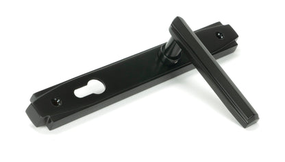 From The Anvil Art Deco Slimline Lever Espag. Lock Set