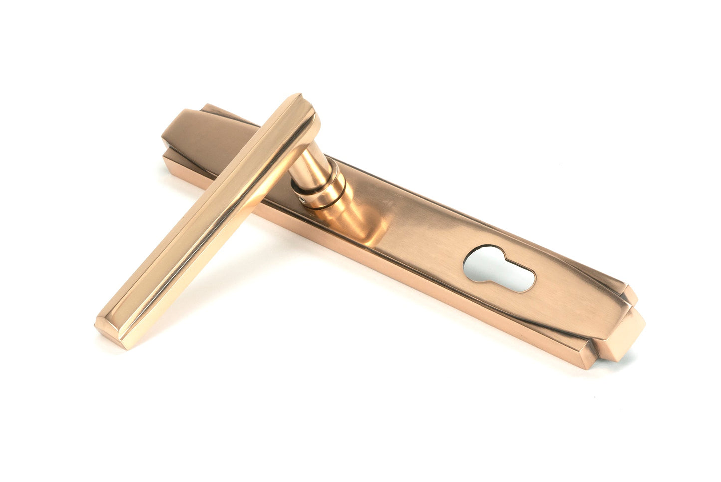 From The Anvil Art Deco Slimline Lever Espag. Lock Set