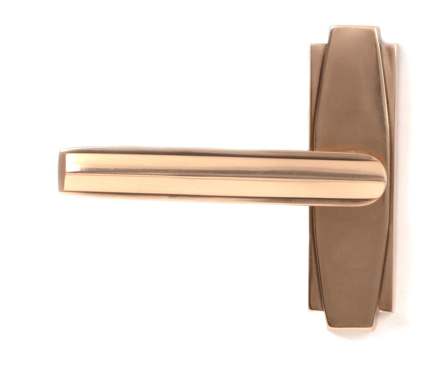From The Anvil Art Deco Lever On Rose Set