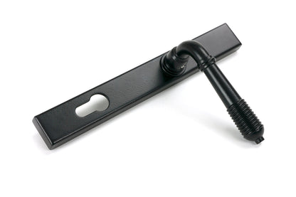 From The Anvil Reeded Slimline Lever Espag. Lock Set