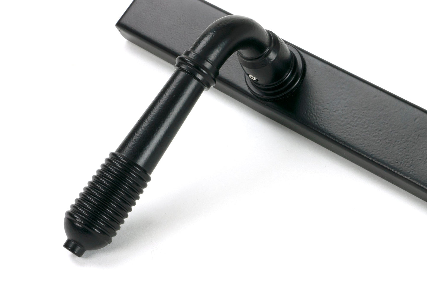 From The Anvil Reeded Slimline Lever Espag. Lock Set