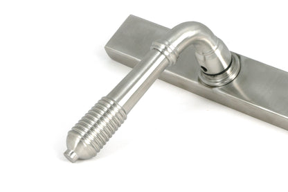 From The Anvil Reeded Slimline Lever Espag. Lock Set