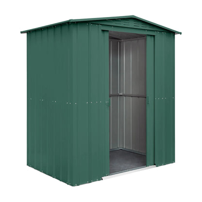 Globel Green Apex Metal Shed