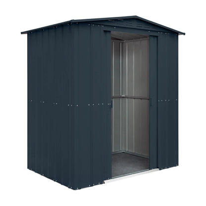 Globel Grey Apex Metal Shed