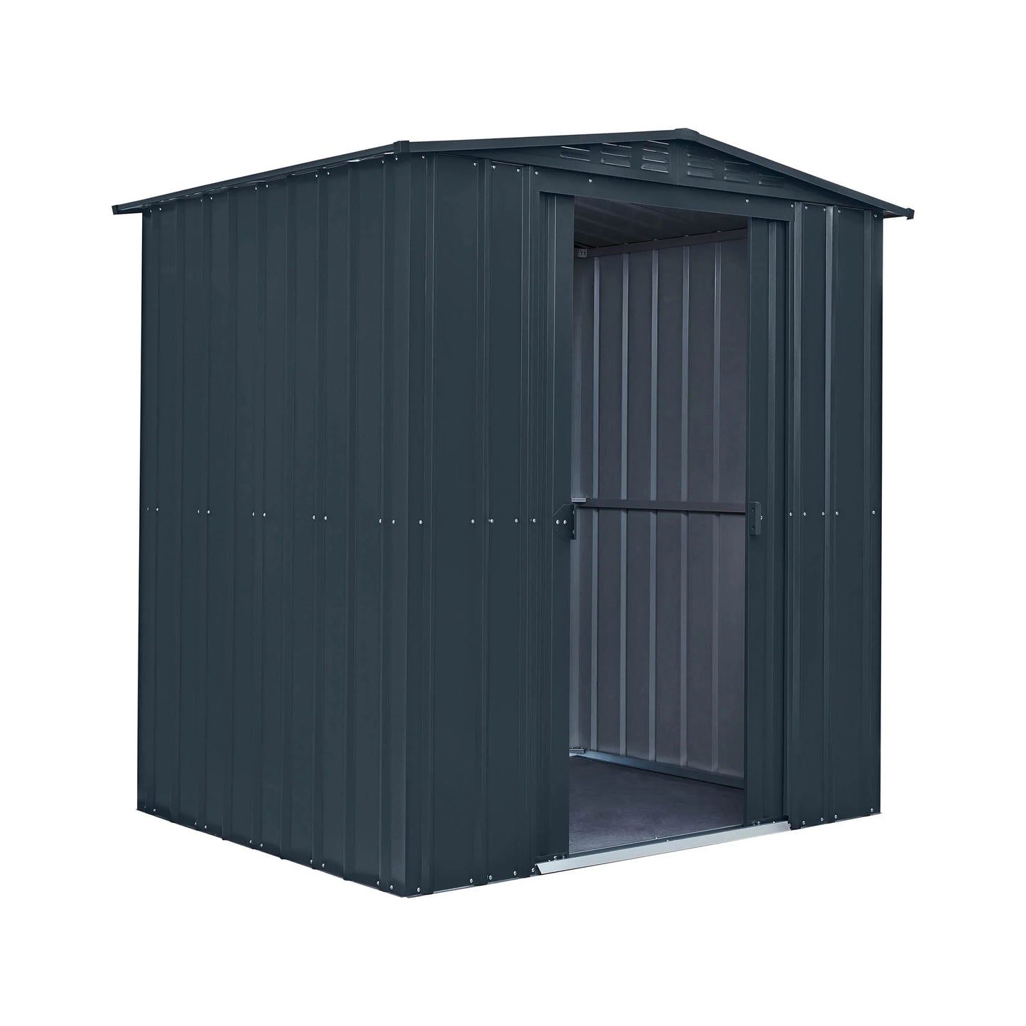 Globel Grey Apex Metal Shed