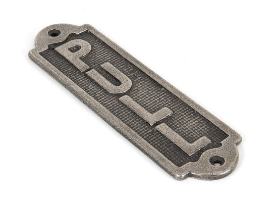 From The Anvil Pull Sign