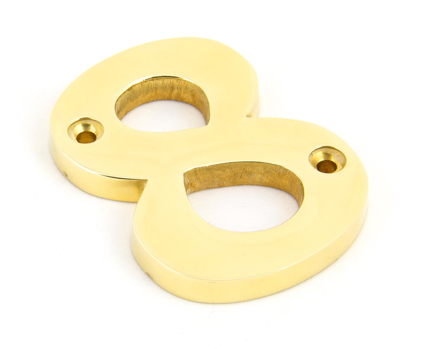 From The Anvil Polished Brass Numeral