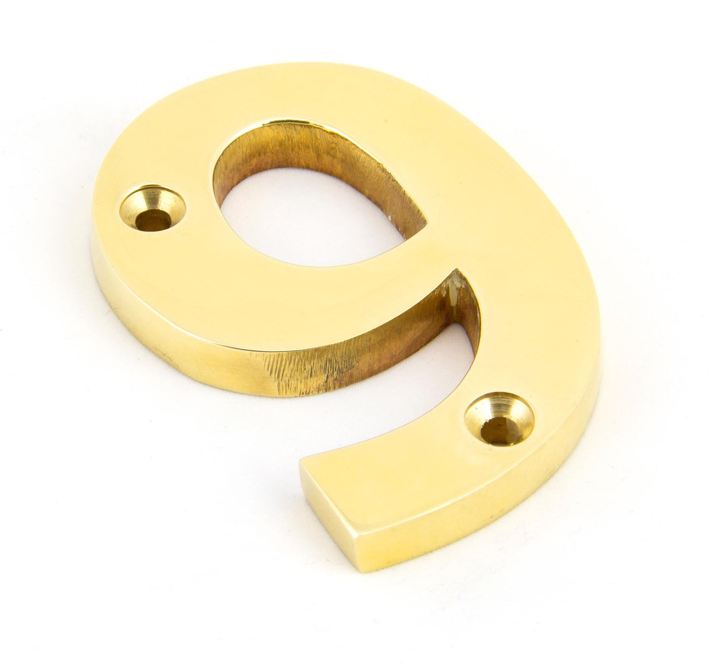 From The Anvil Polished Brass Numeral