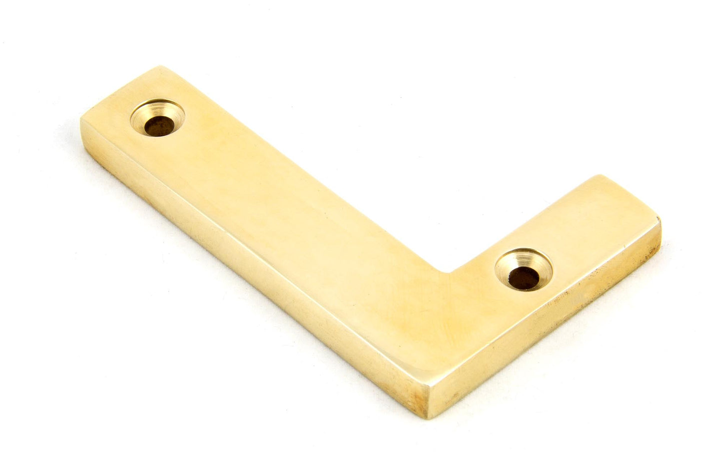 From The Anvil Polished Brass Letter