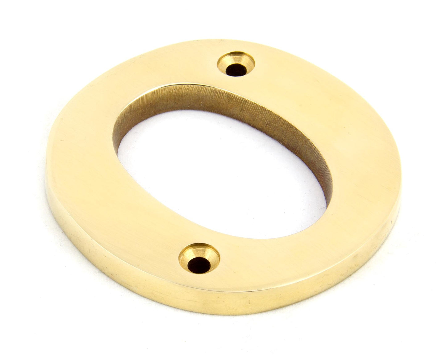 From The Anvil Polished Brass Letter
