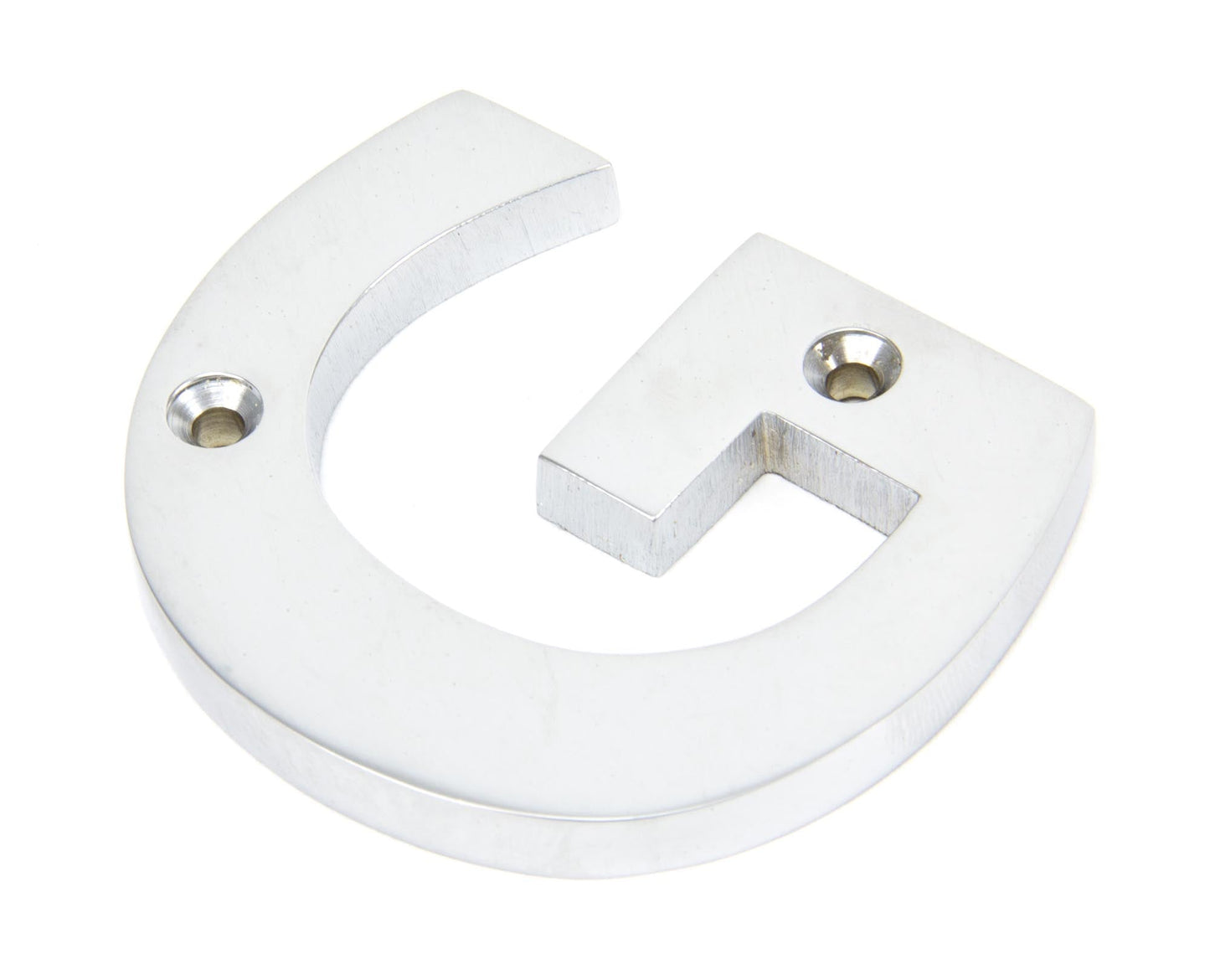From The Anvil Satin Chrome Letter