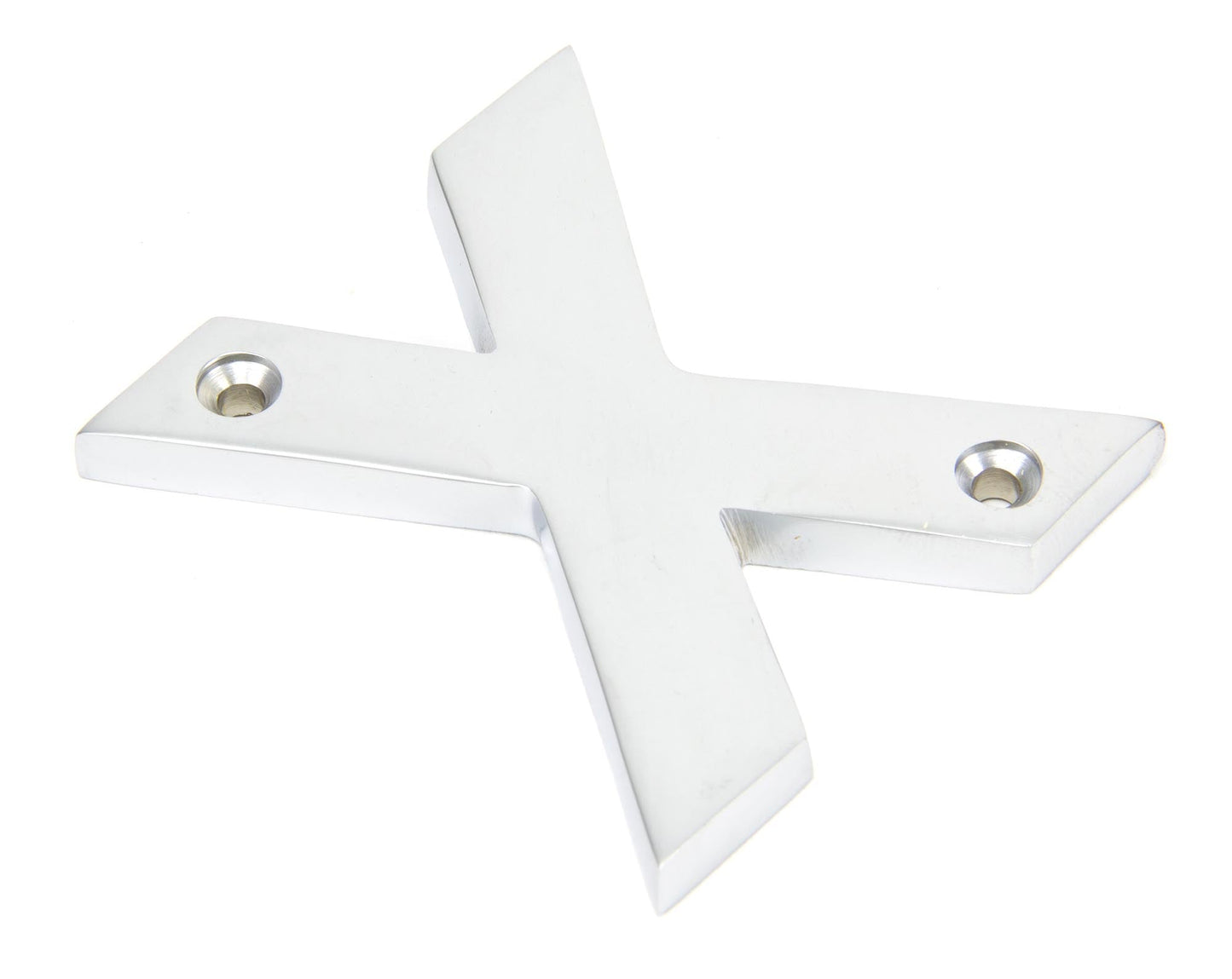 From The Anvil Satin Chrome Letter