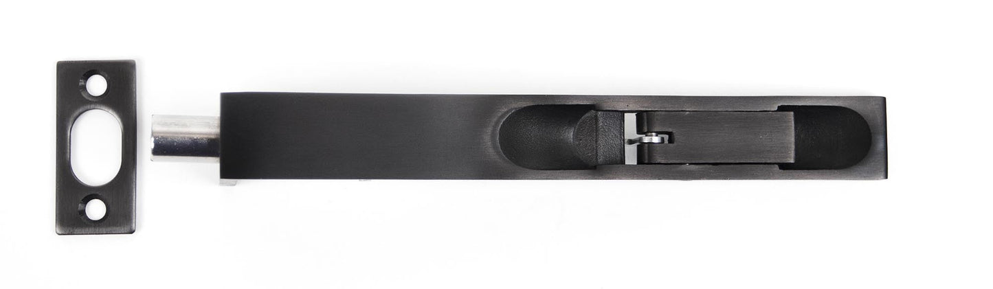 From The Anvil Black Pvd Stainless Steel 6" Flush Bolt