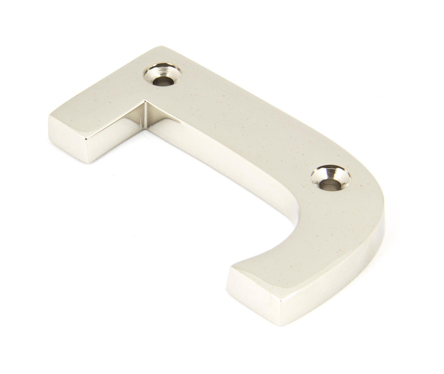 From The Anvil Polished Nickel Letter