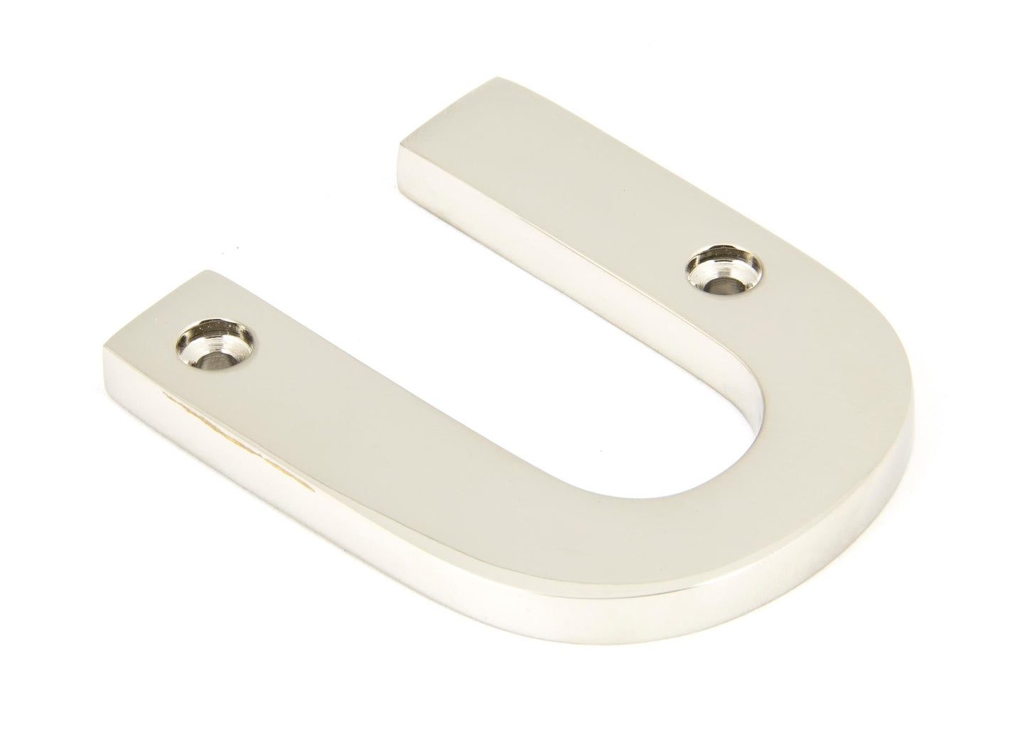 From The Anvil Polished Nickel Letter