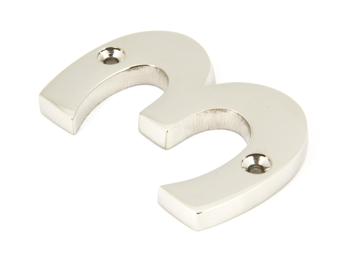 From The Anvil Polished Nickel Numeral
