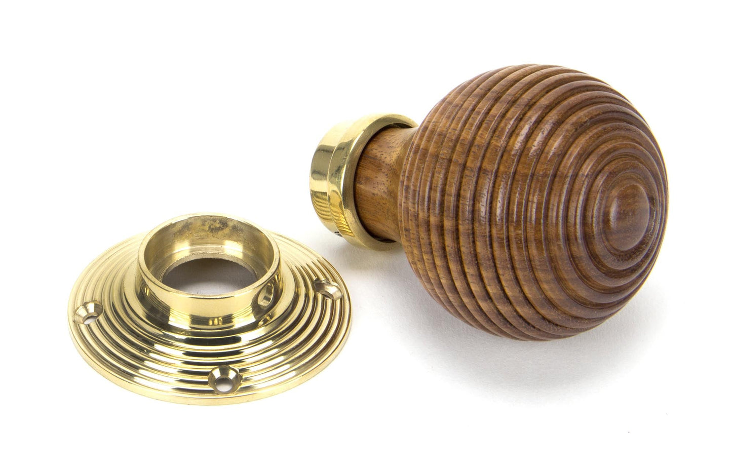 From The Anvil Wooden Beehive Mortice/Rim Knob Set