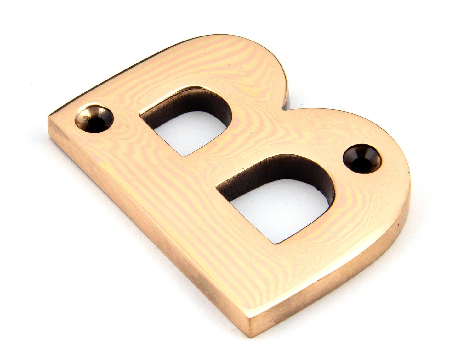 From The Anvil Polished Bronze Letter