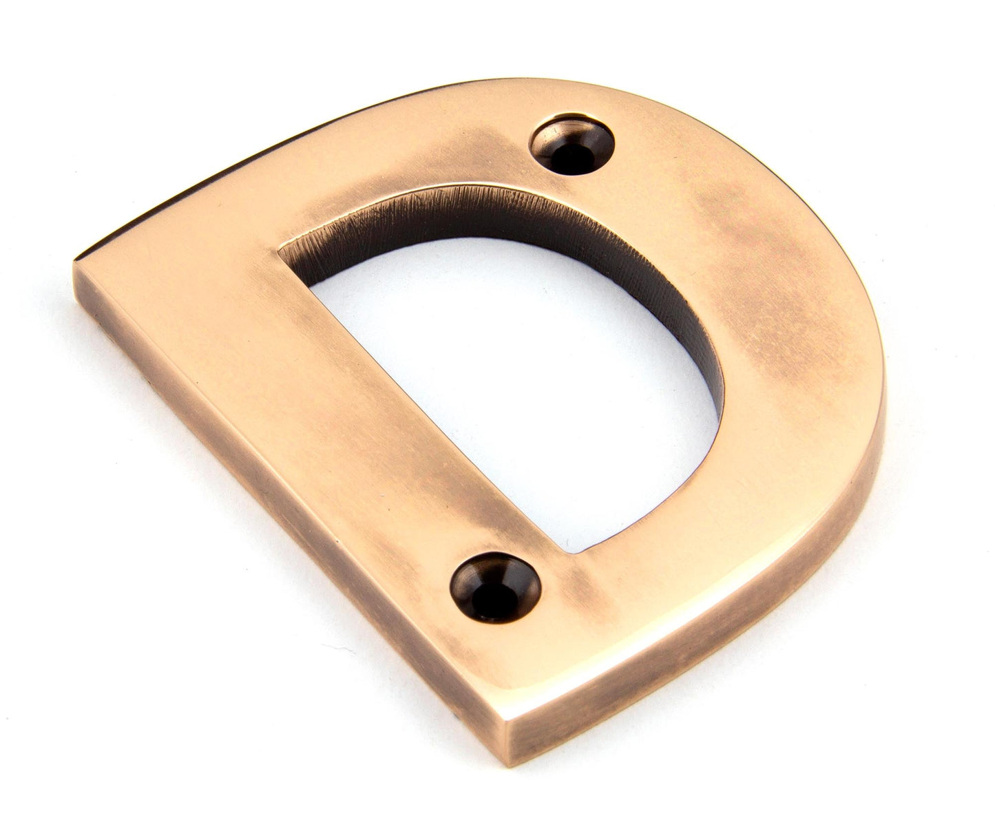 From The Anvil Polished Bronze Letter