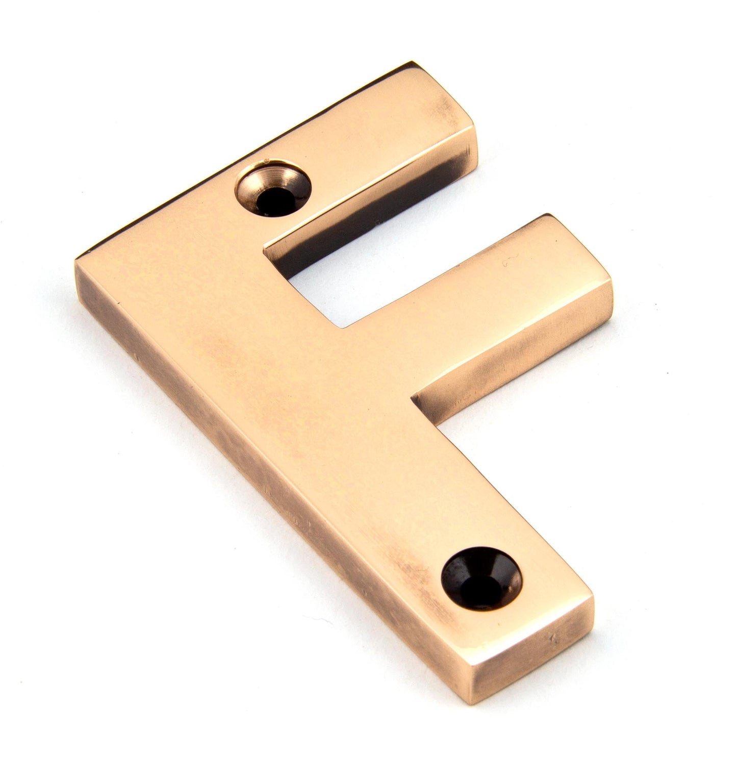 From The Anvil Polished Bronze Letter