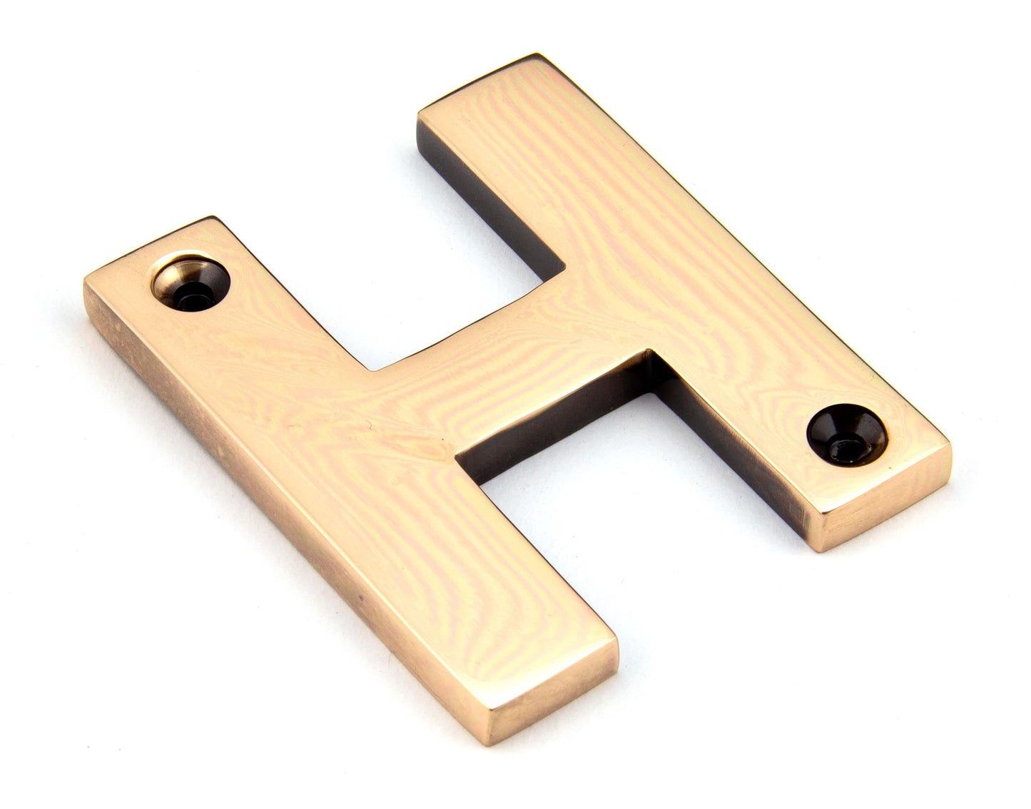 From The Anvil Polished Bronze Letter