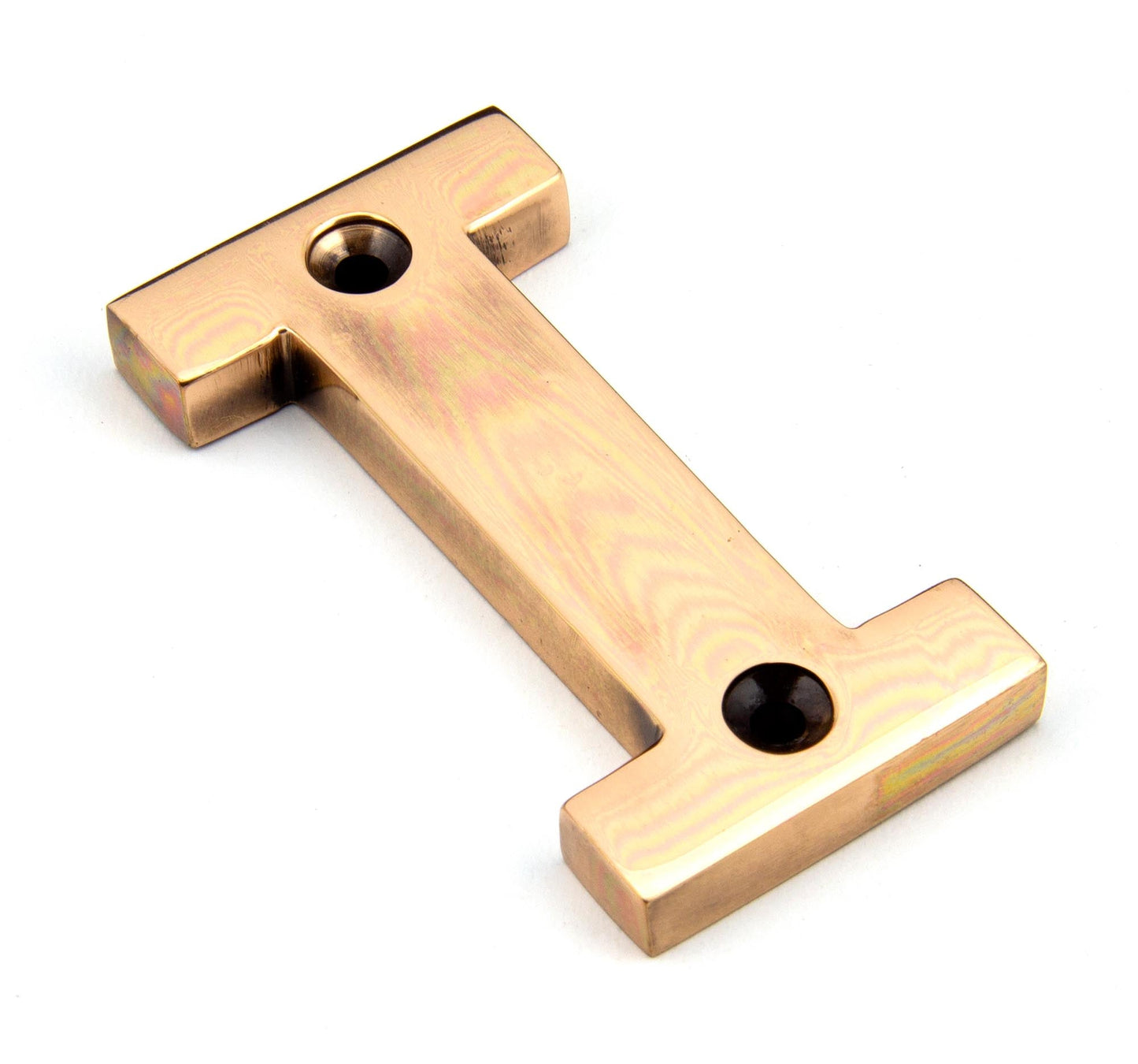 From The Anvil Polished Bronze Letter