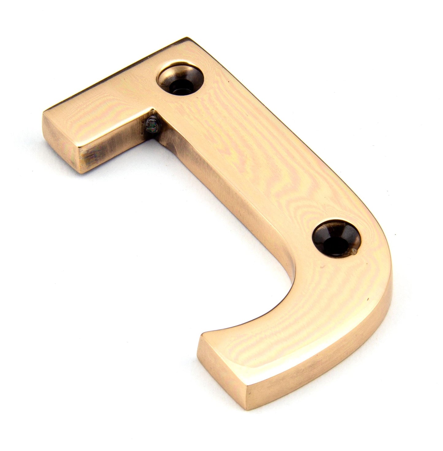 From The Anvil Polished Bronze Letter