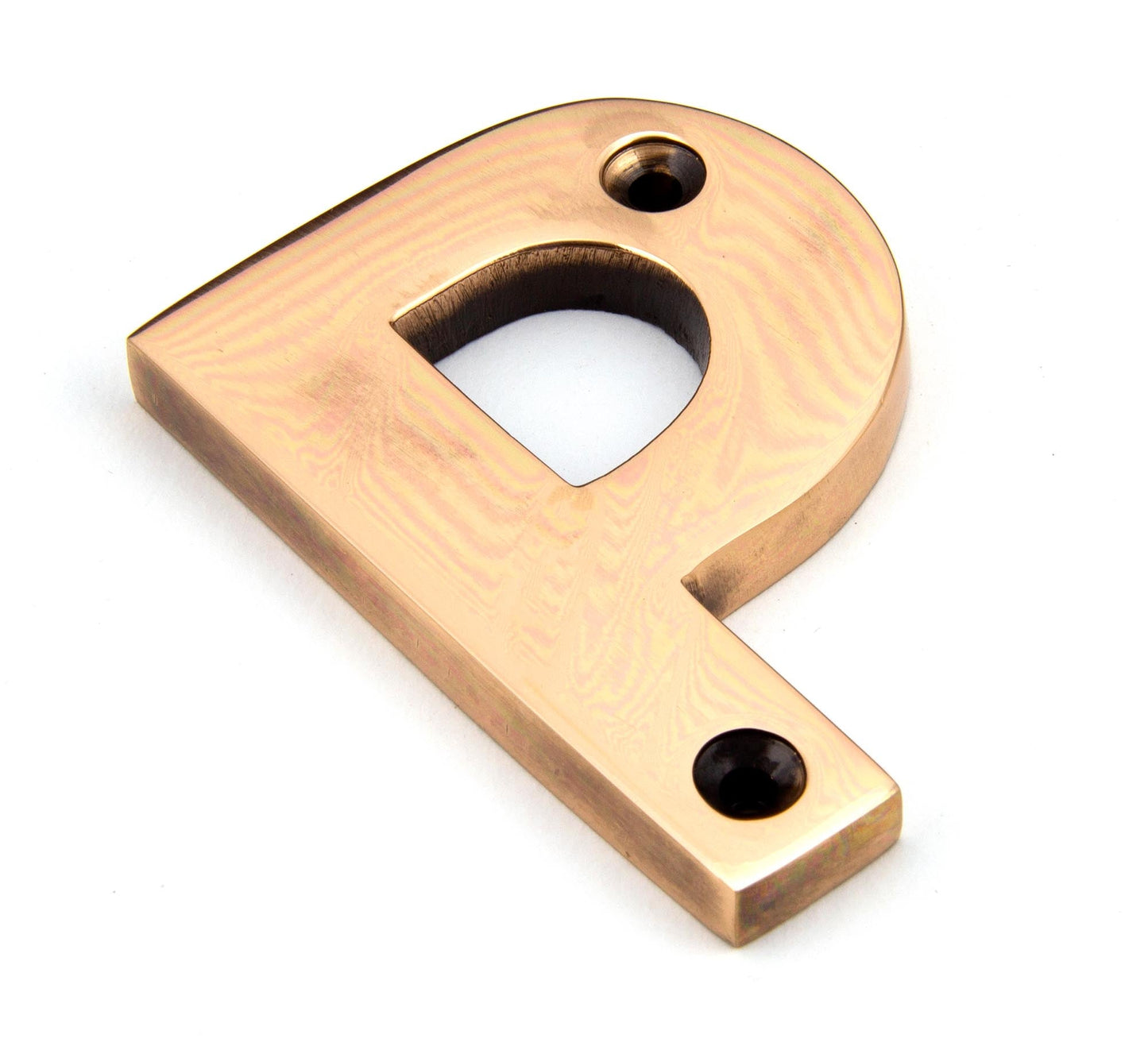 From The Anvil Polished Bronze Letter