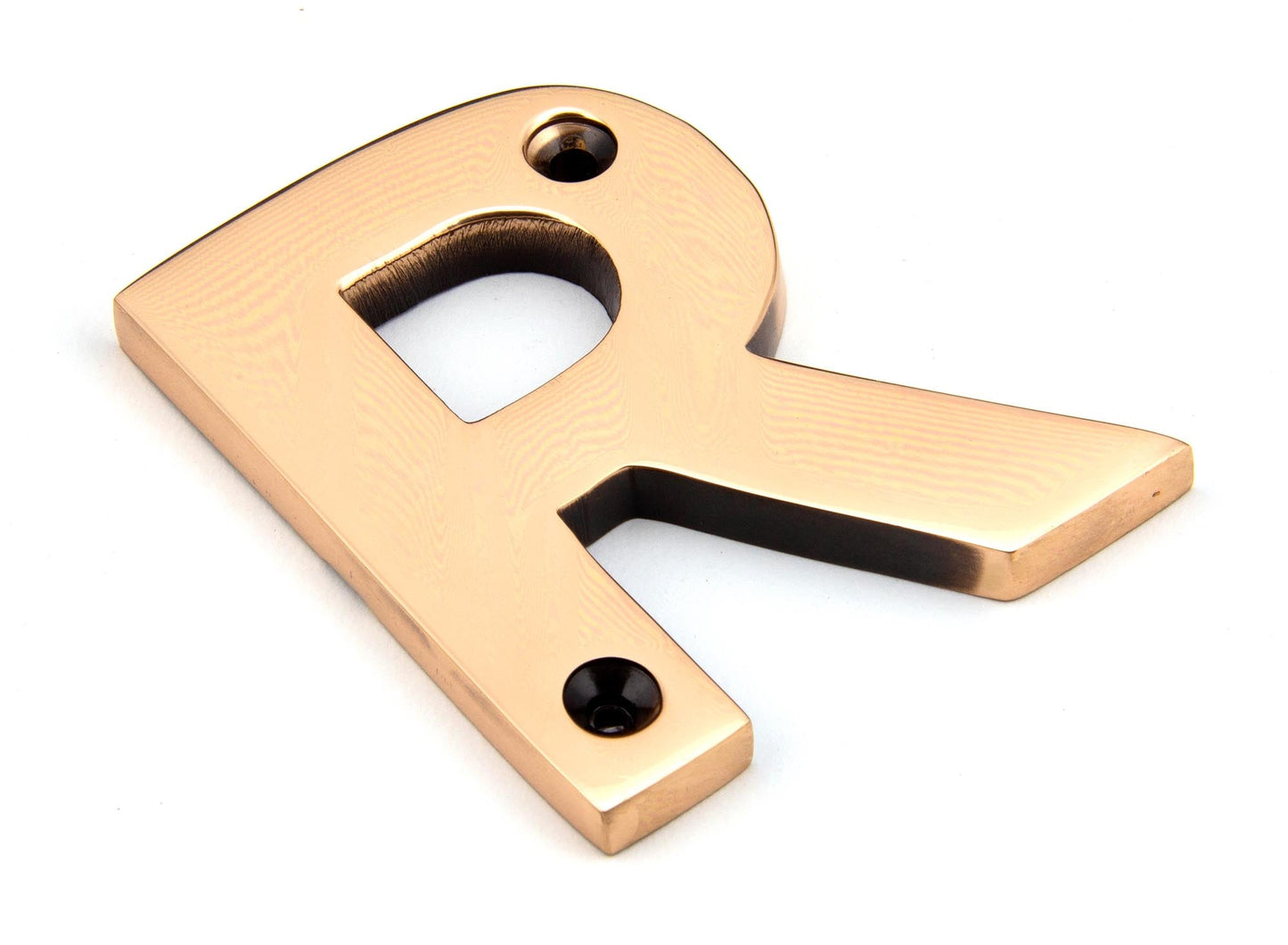 From The Anvil Polished Bronze Letter