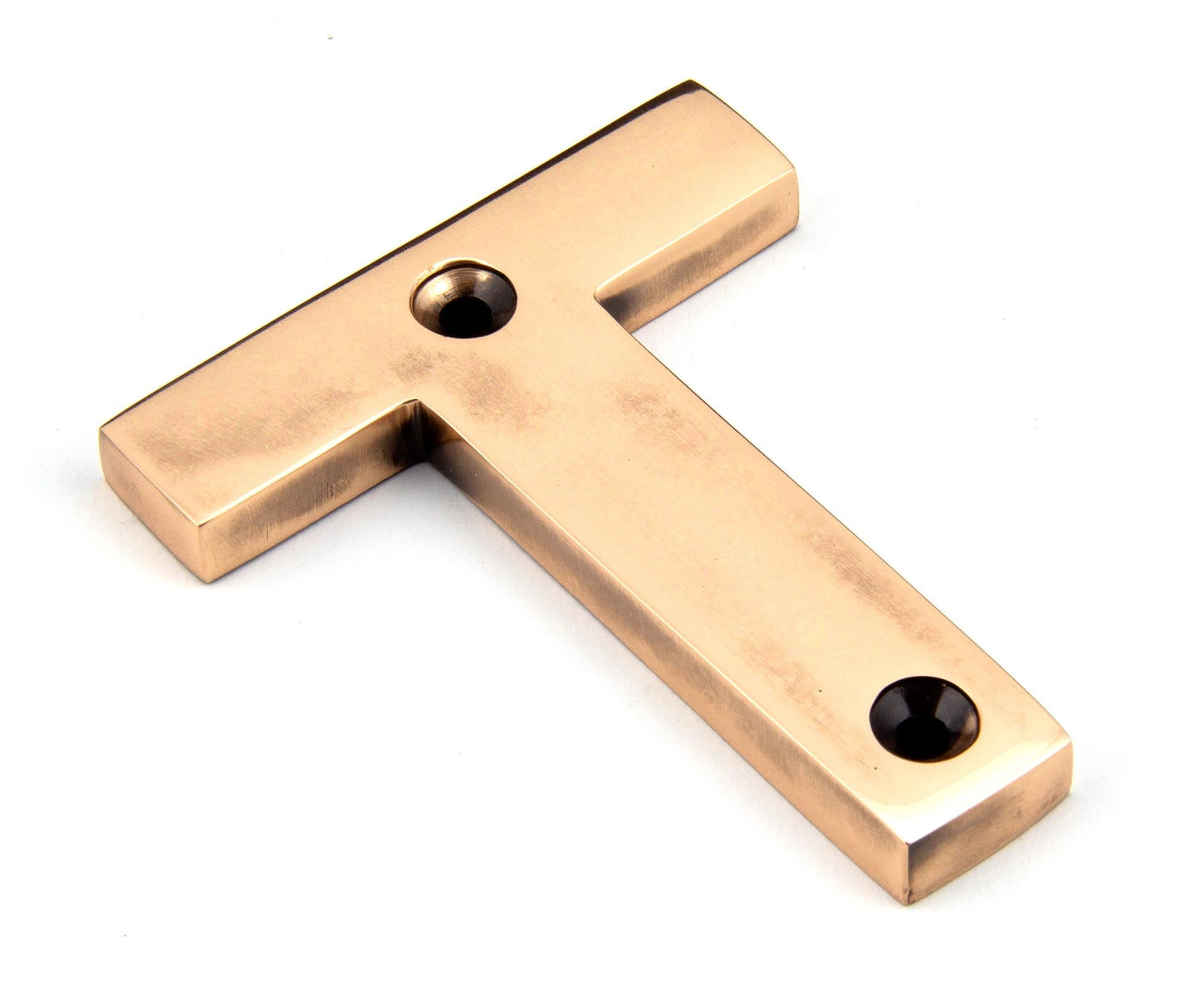 From The Anvil Polished Bronze Letter