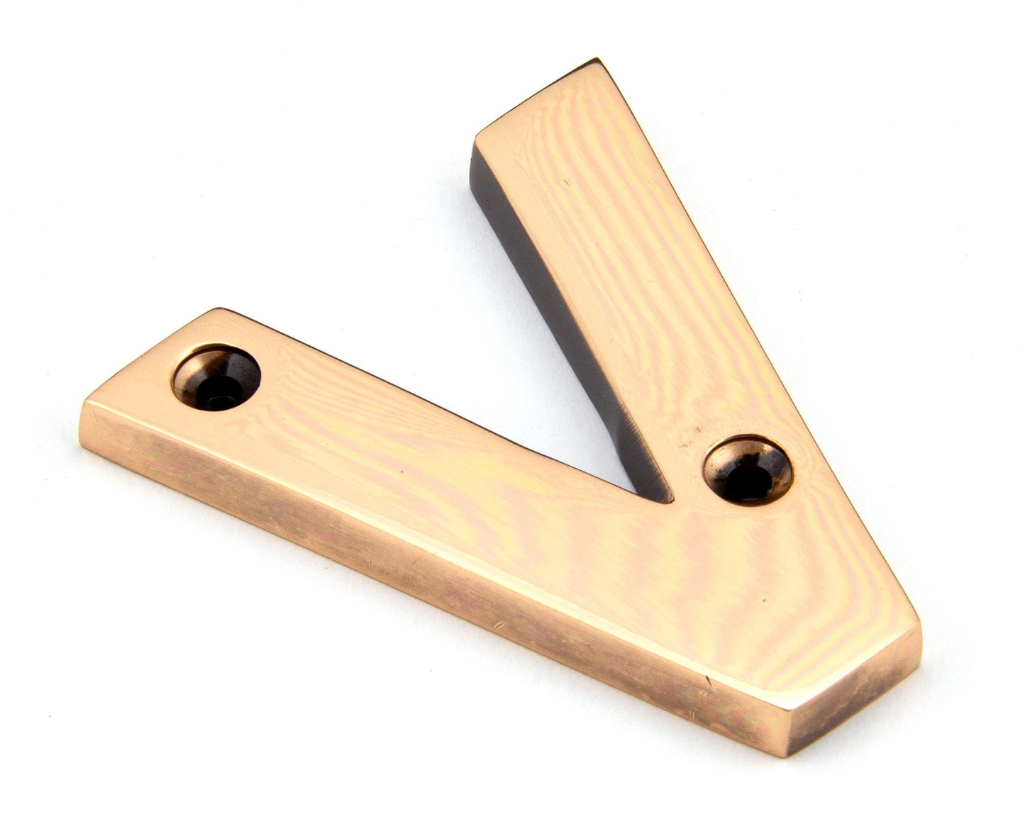 From The Anvil Polished Bronze Letter