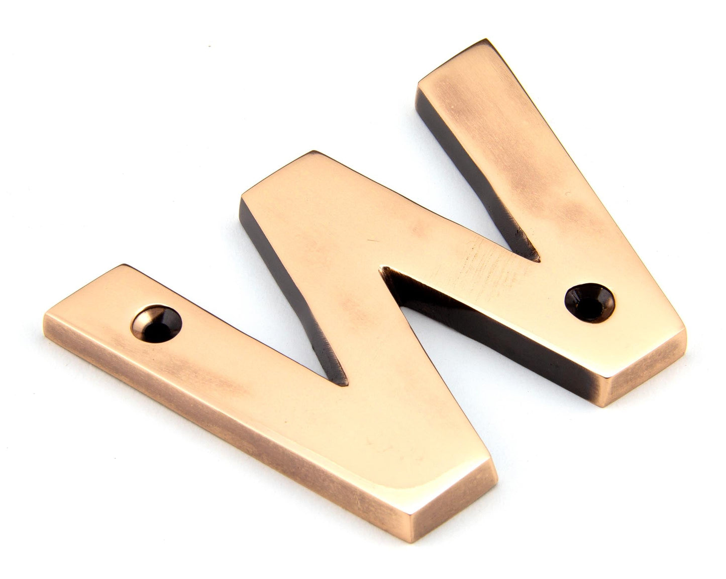 From The Anvil Polished Bronze Letter